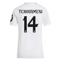 Real Madrid Aurelien Tchouameni #14 Fotballklær Hjemmedrakt Dame 2024-25 Kortermet